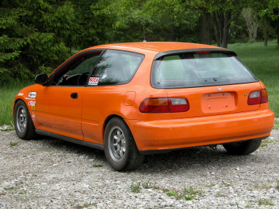 Right left view of finished car